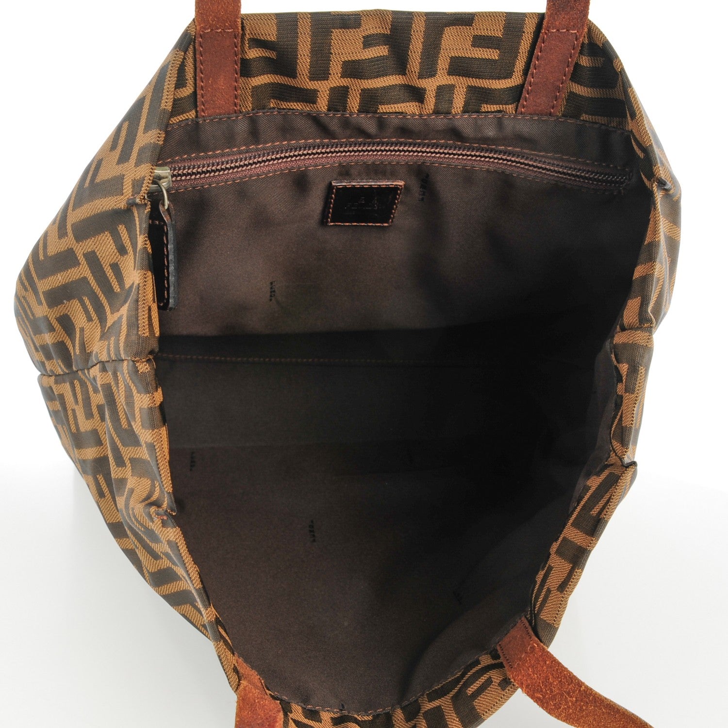 Fendi Zucca Small Tote Tobacco 5 of 9