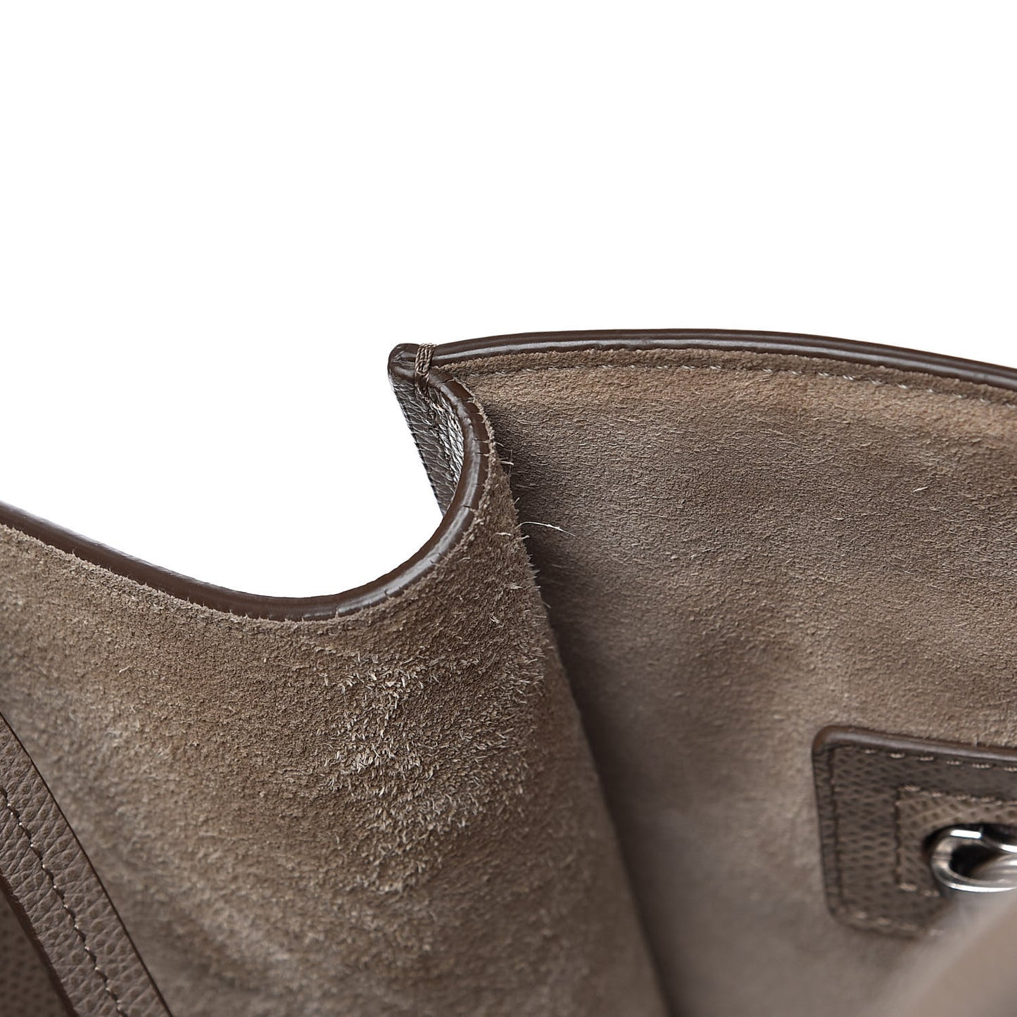 Grained Calfskin Medium Phantom Luggage Taupe