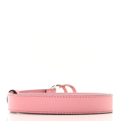 Gucci Moon Calfskin Palladium Double G 20mm Belt 75 30 Wild Rose 2 of 5