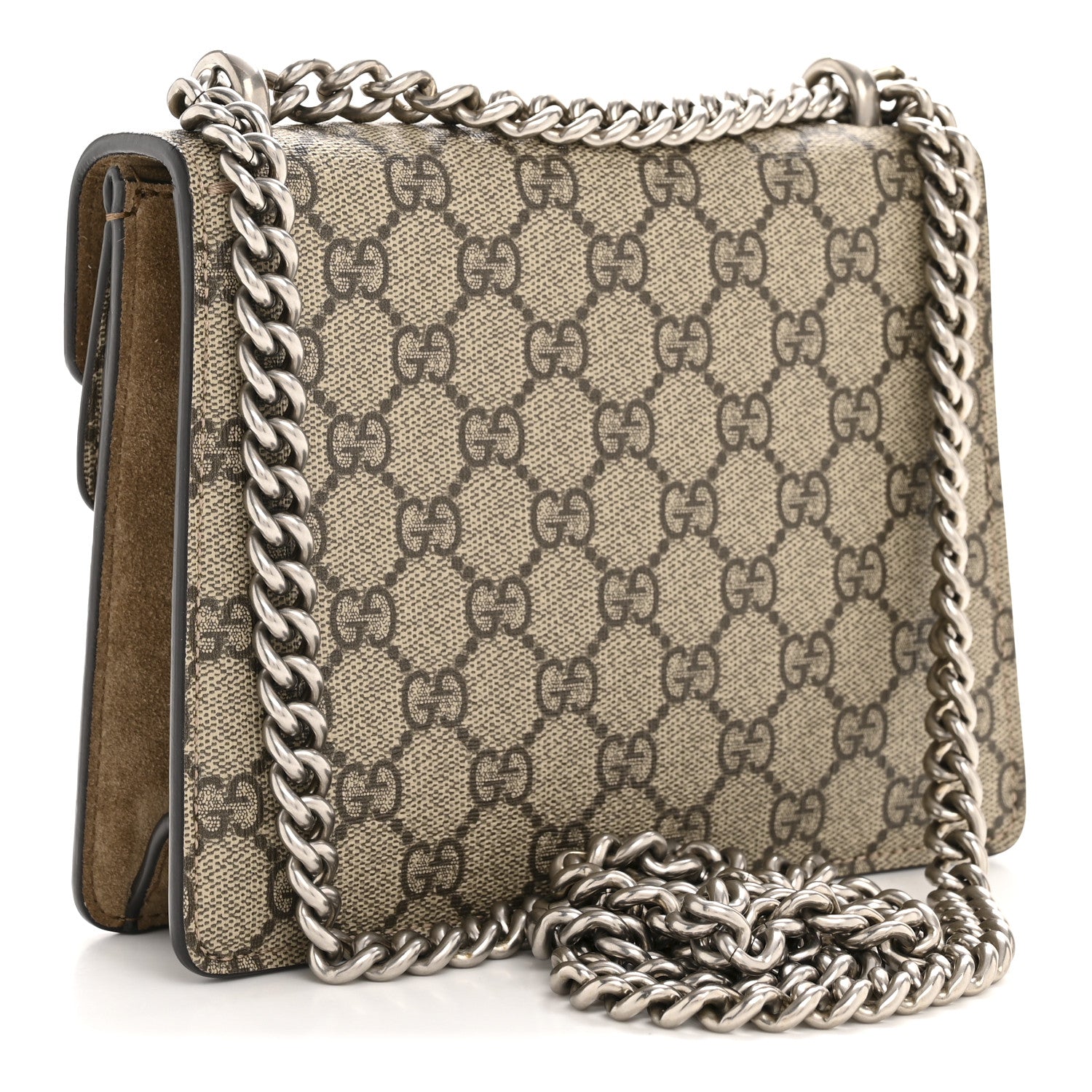 Gucci GG Supreme Monogram Mini Dionysus Shoulder Bag Taupe 3 of 11