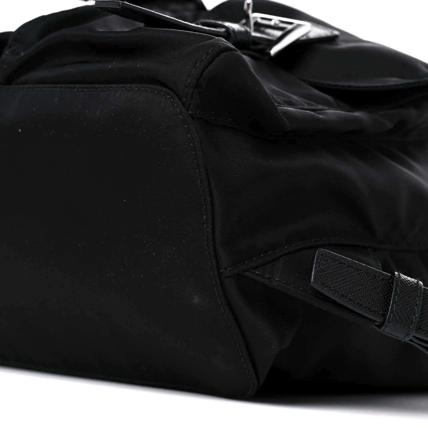 Prada Tessuto Nylon Saffiano Small Backpack Black 5 of 6