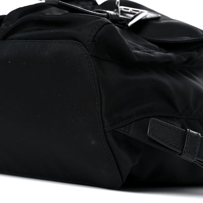 Prada Tessuto Nylon Saffiano Small Backpack Black 5 of 6