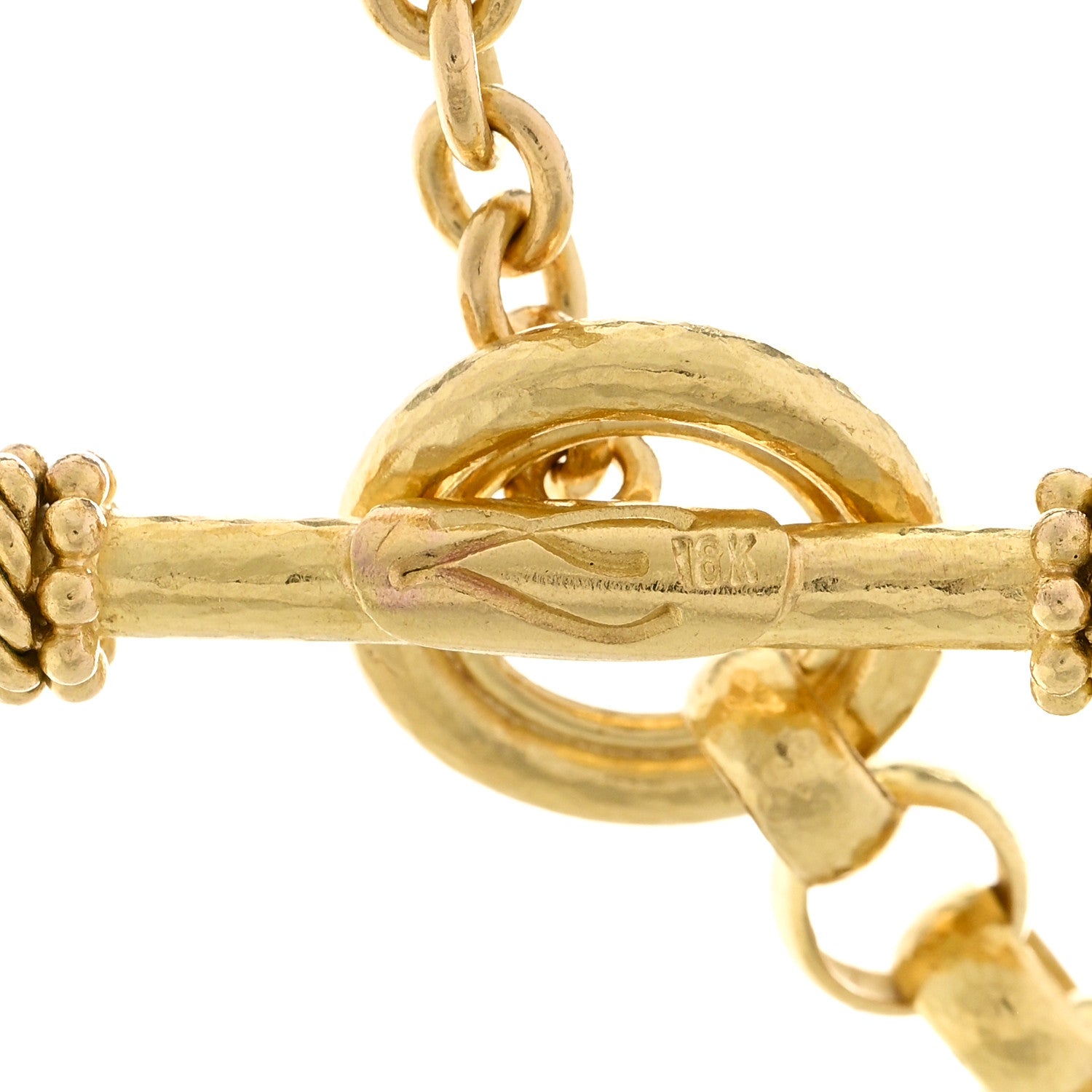 Elizabeth Locke 19K Yellow Gold Venezia Link Necklace 31" 5 of 5