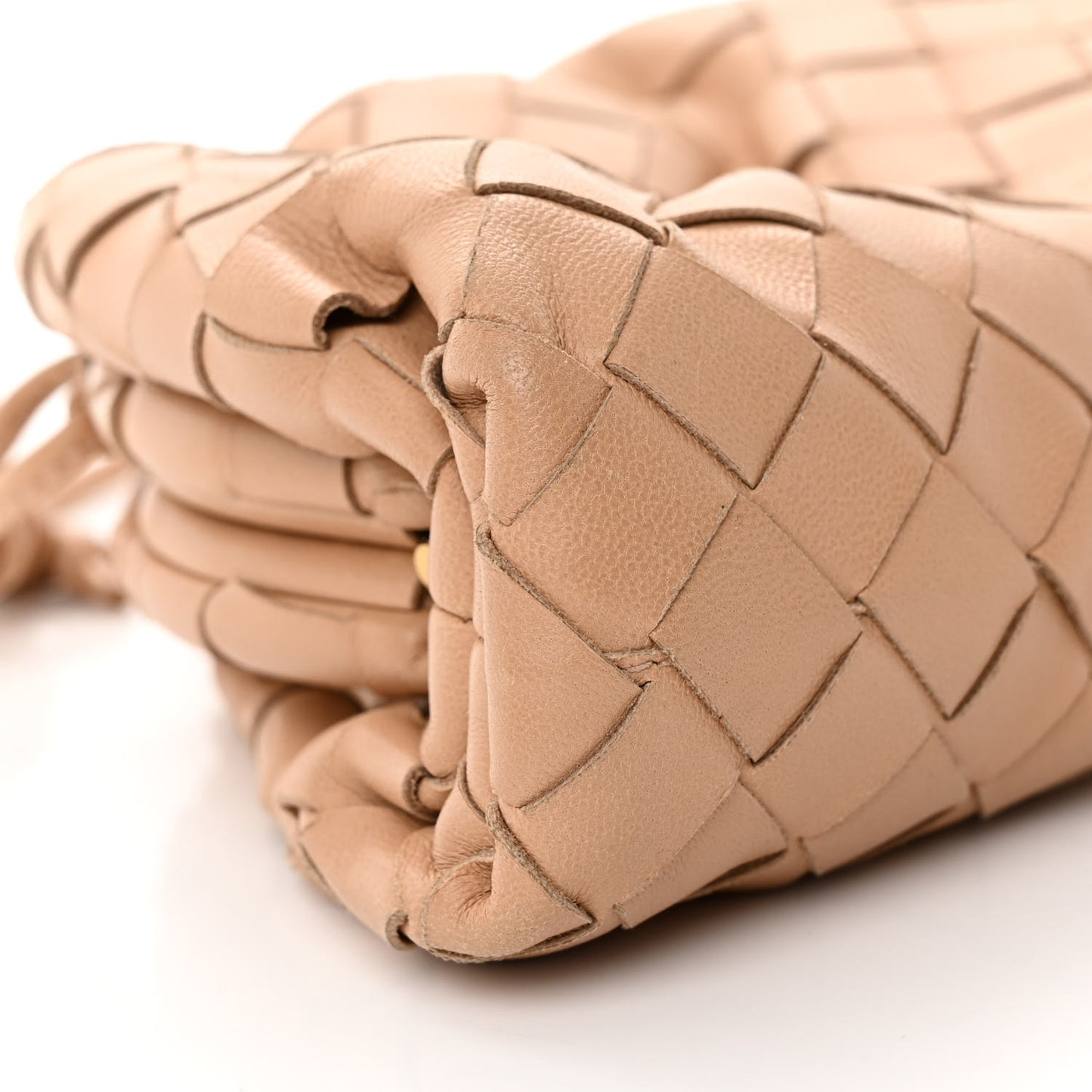 Nappa Intrecciato The Mini Pouch Almond