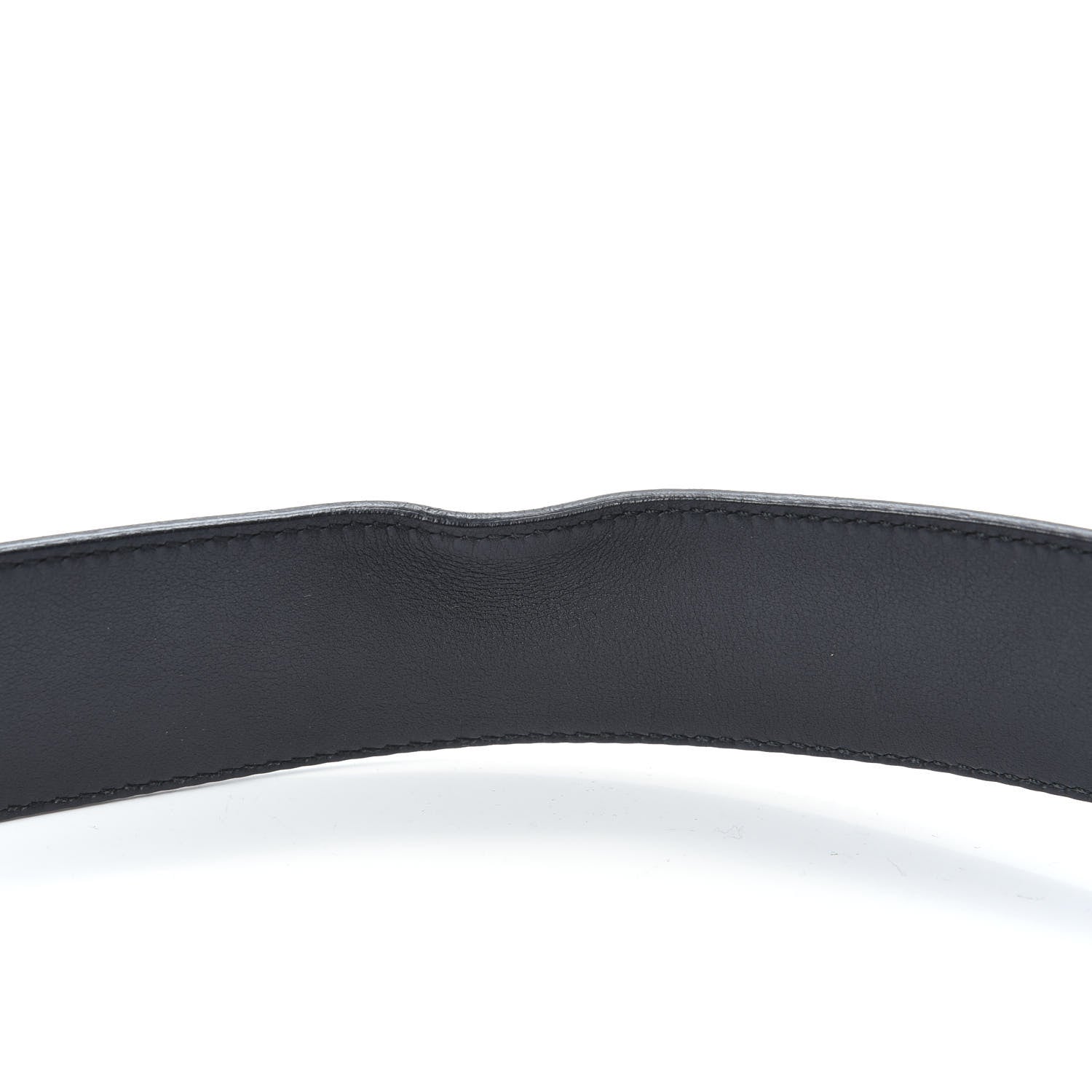 Gucci Moon Calfskin Nickel Double G 40mm Belt 85 34 Black 4 of 6