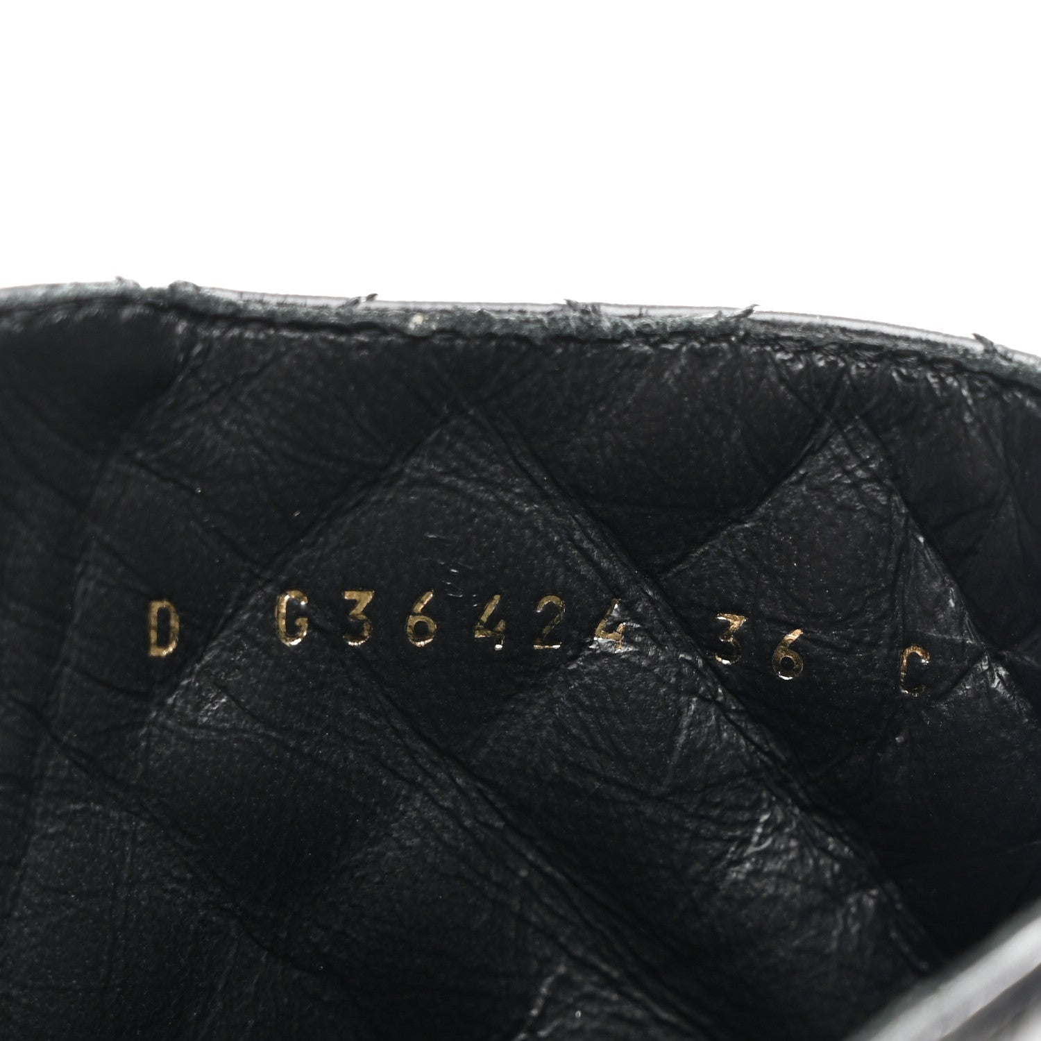 Chanel Shiny Calfskin Quilted Lace Up Combat Boots 36 Black 10 of 10