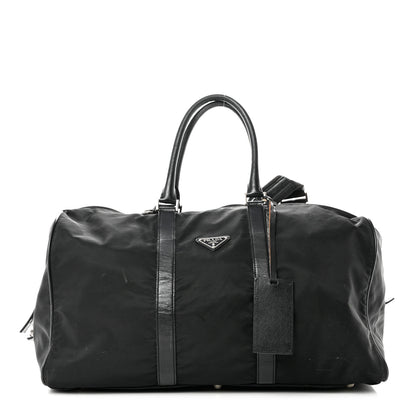 Prada Tessuto Nylon Saffiano Duffle Black 1 of 11