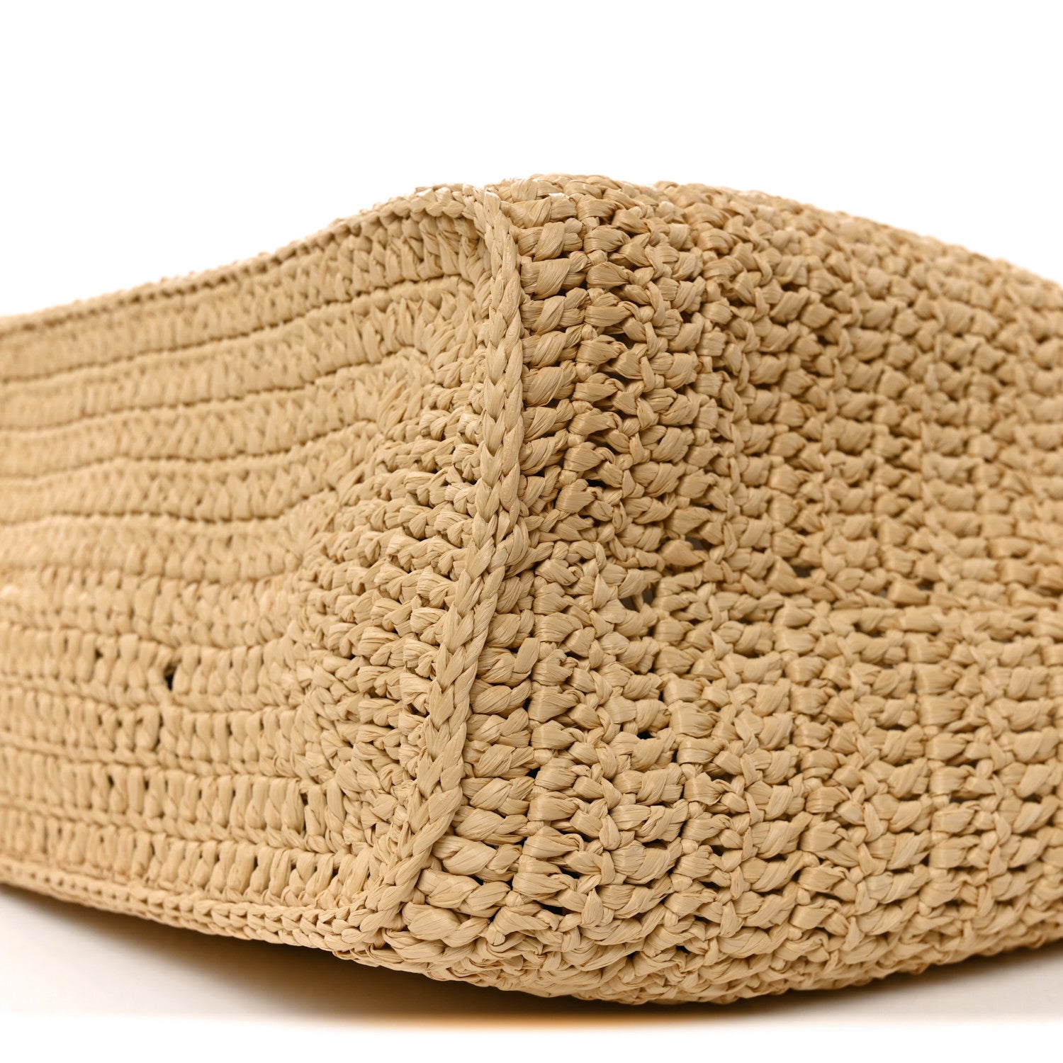 Saint Laurent Raffia Rive Gauche Tote Natural 10 of 10