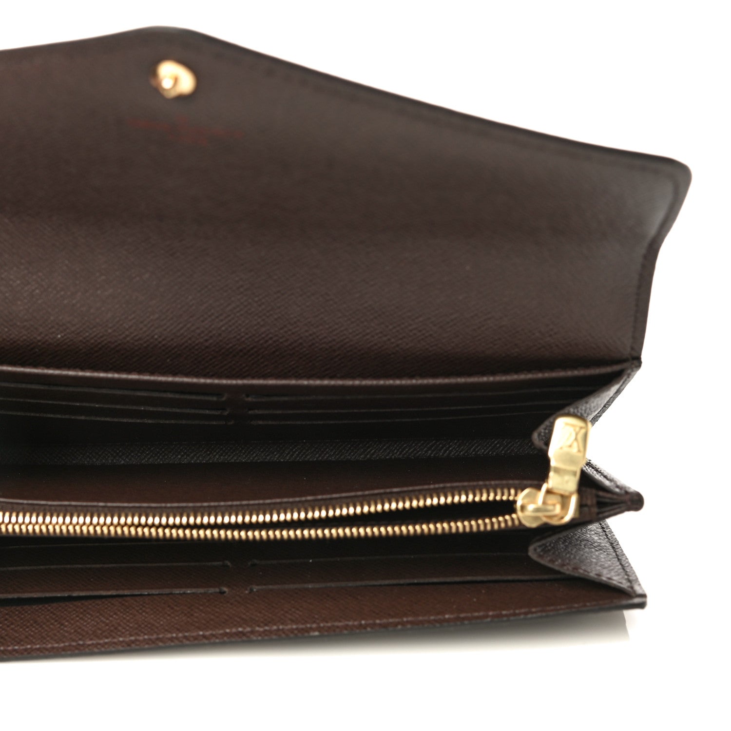 Louis Vuitton Damier Ebene Sarah Wallet NM 5 of 11