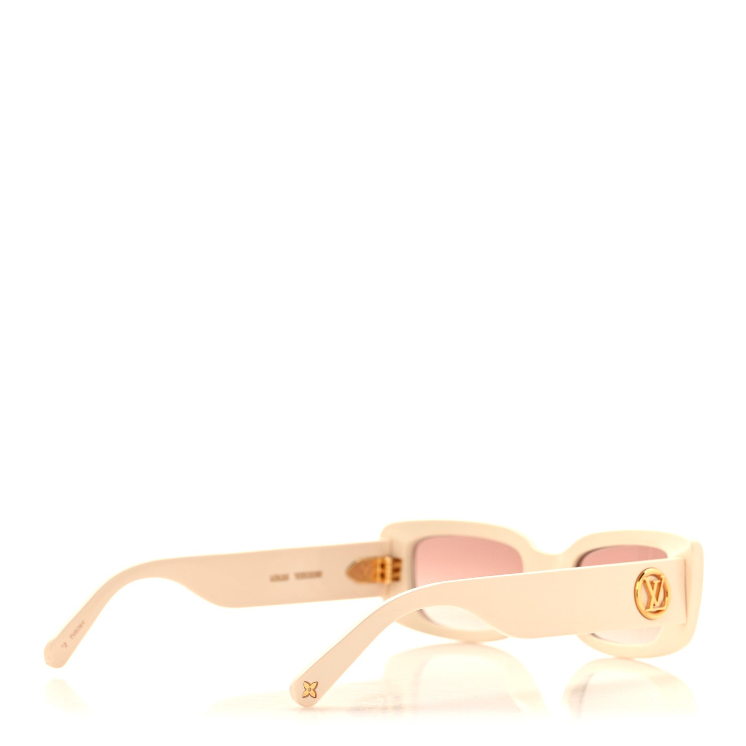 Louis Vuitton Acetate LV Circle Cat Eye Sunglasses Z2409W White 4 of 8