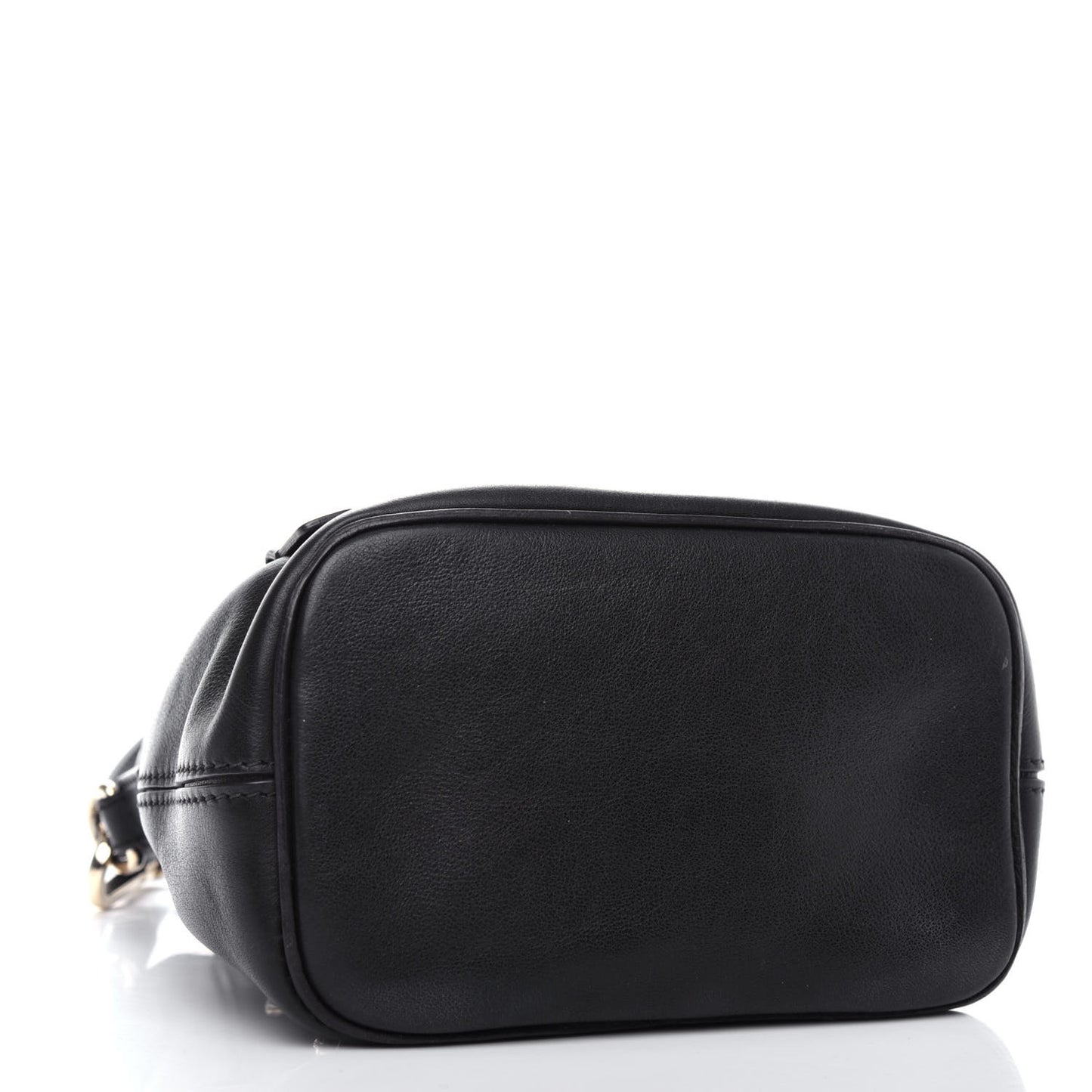 Suede Calfskin Mini Faye Backpack Black