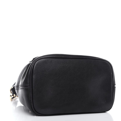 Chloe Suede Calfskin Mini Faye Backpack Black 4 of 10