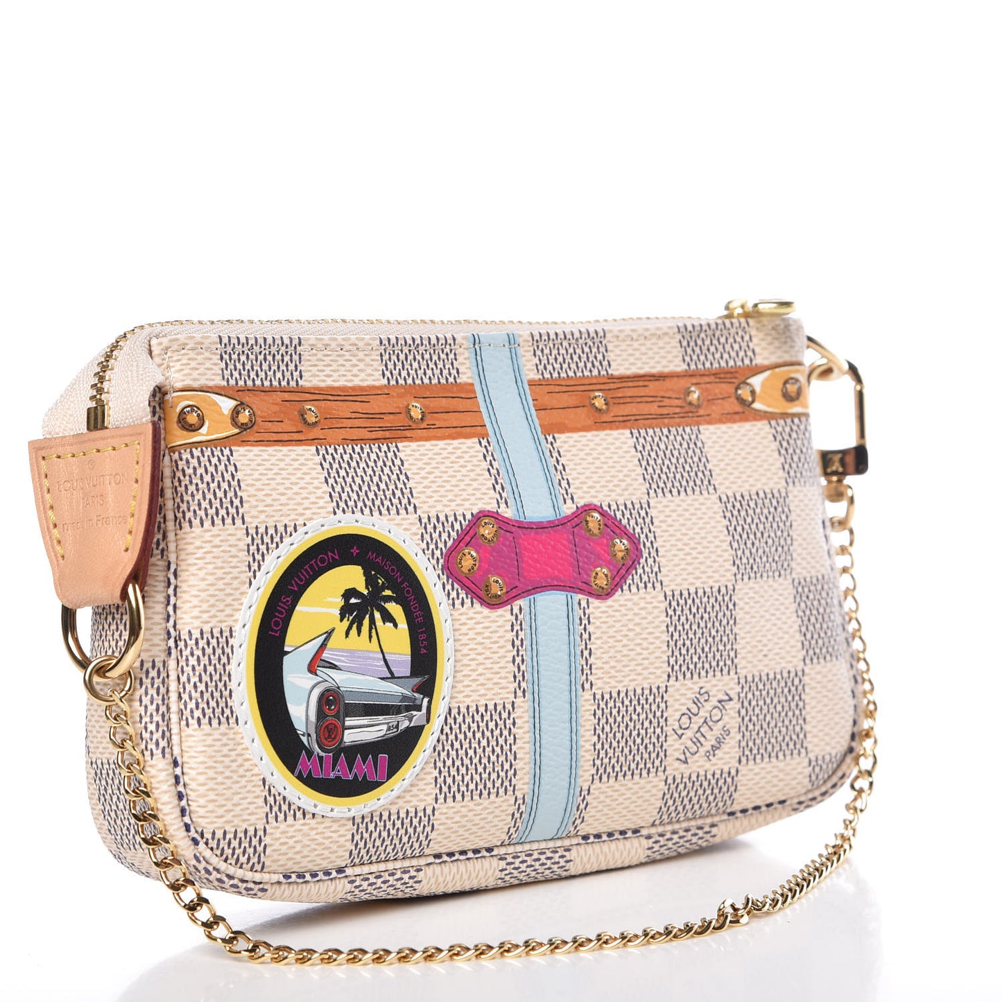 Damier Azur Summer Trunks Miami Mini Pochette Accessories