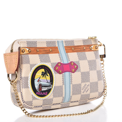 Louis Vuitton Damier Azur Summer Trunks Miami Mini Pochette Accessories 3 of 7