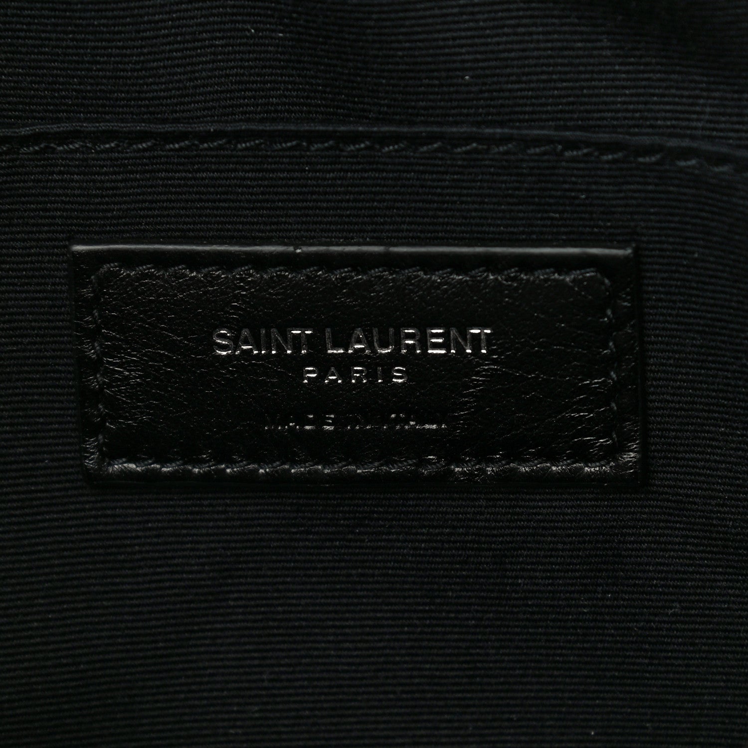 Saint Laurent Lambskin Monogram Small Lou Camera Bag Asphalt 5 of 13