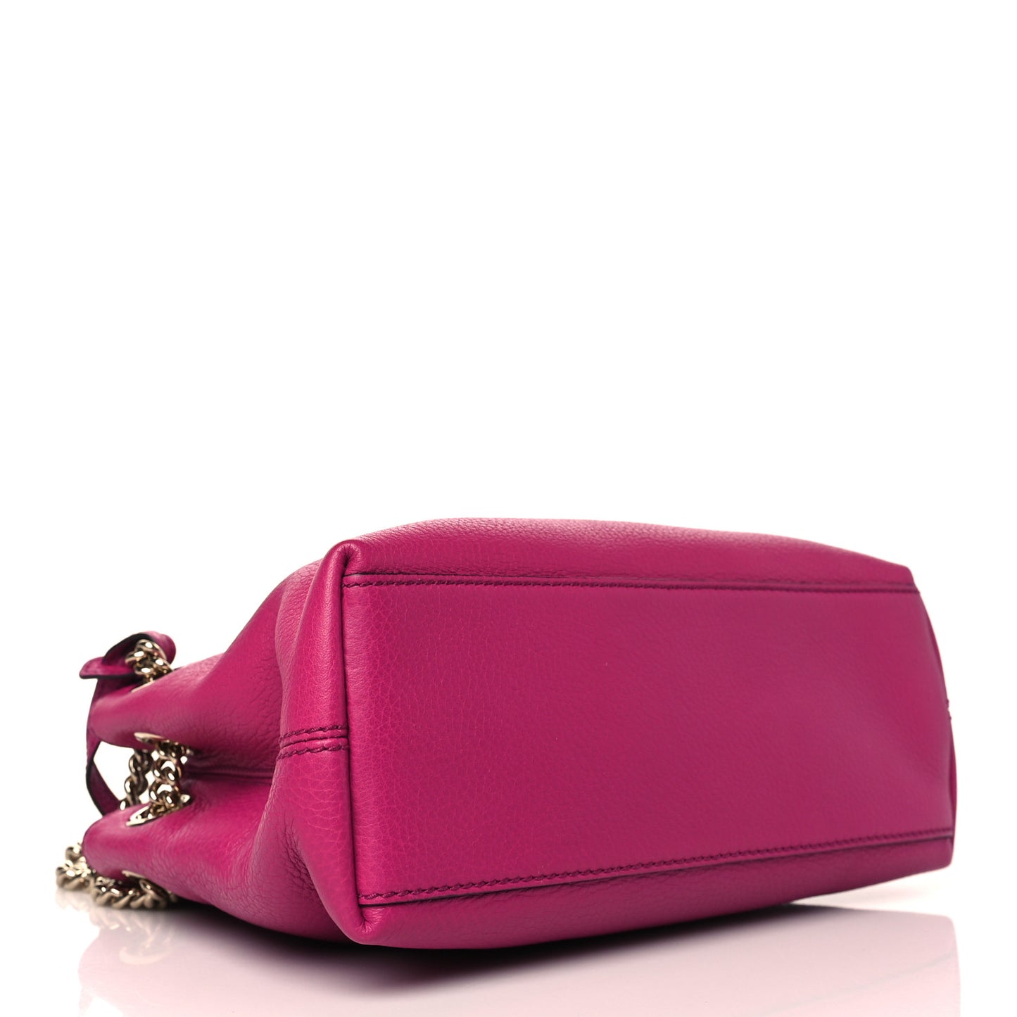 Cellarius Calfskin Small Soho Chain Shoulder Bag Bright Bouganville