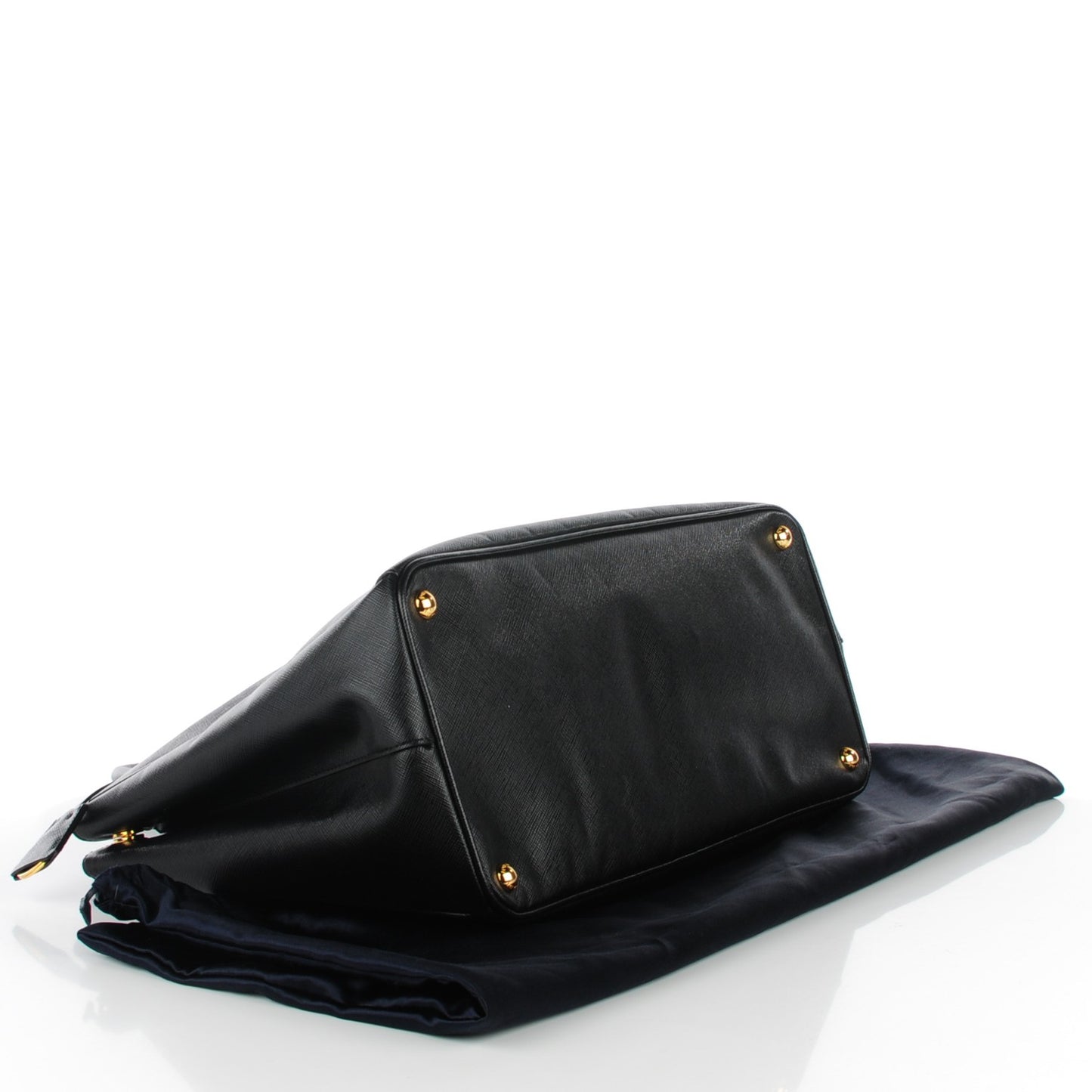 Saffiano Lux Medium Tote Nero Black