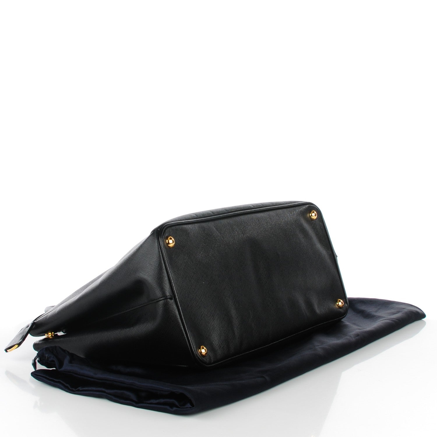 Prada Saffiano Lux Medium Tote Nero Black 4 of 9