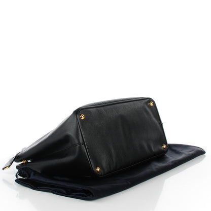 Prada Saffiano Lux Medium Tote Nero Black 4 of 9