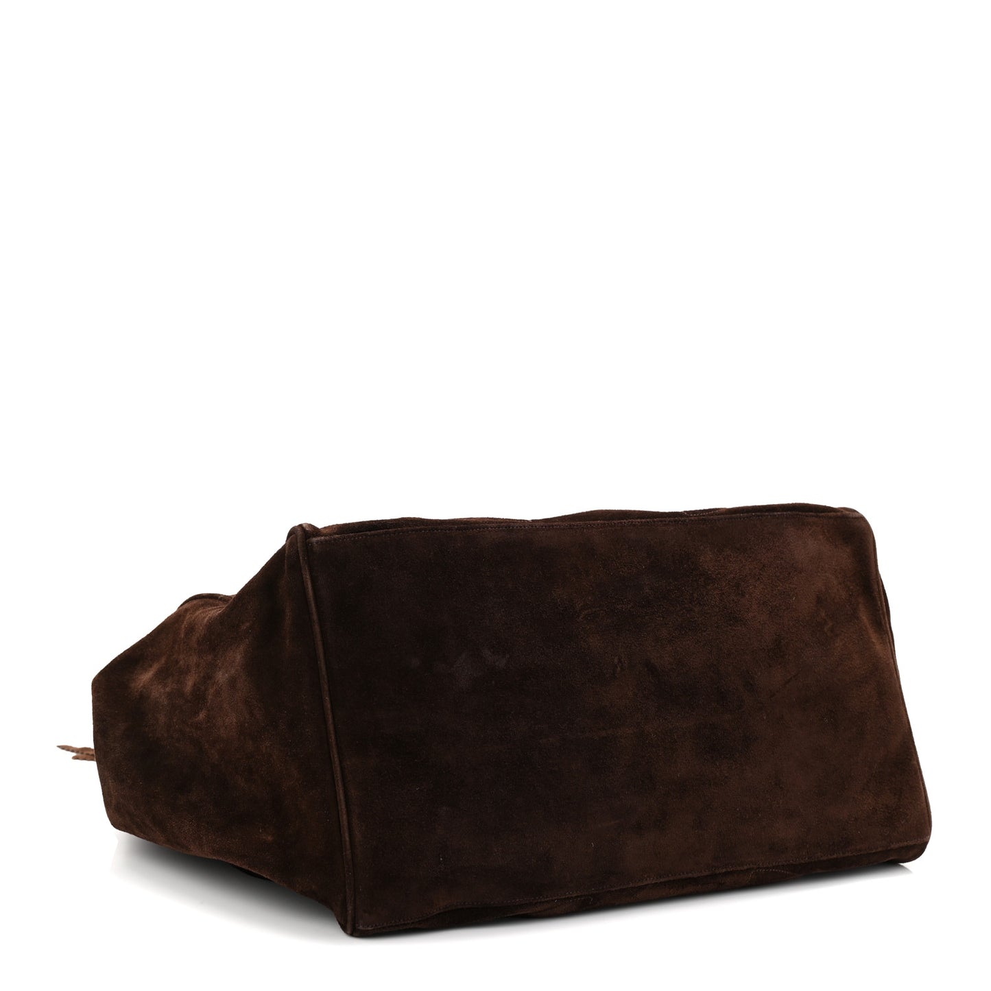 Suede CC Shoulder Bag Brown
