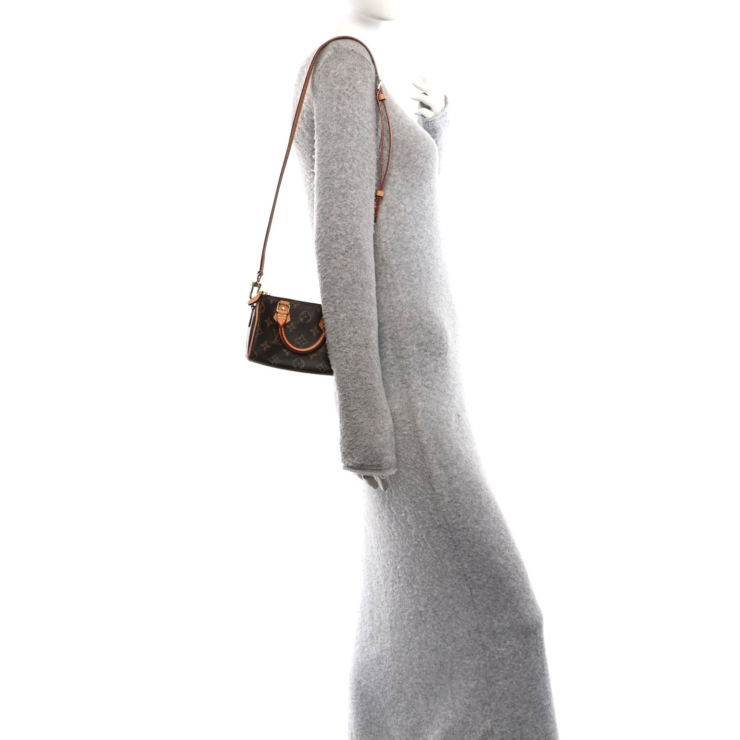Louis Vuitton Monogram Nano Speedy Bandouliere 2 of 11