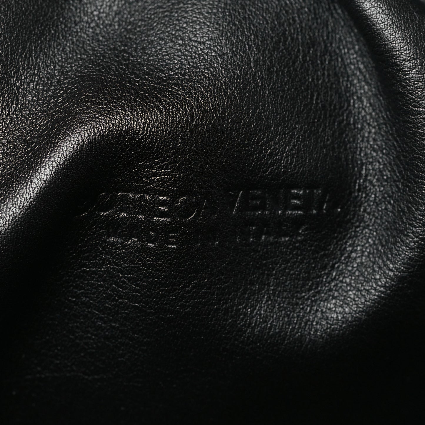 Smooth Butter Calf The Pouch Oversized Clutch Black