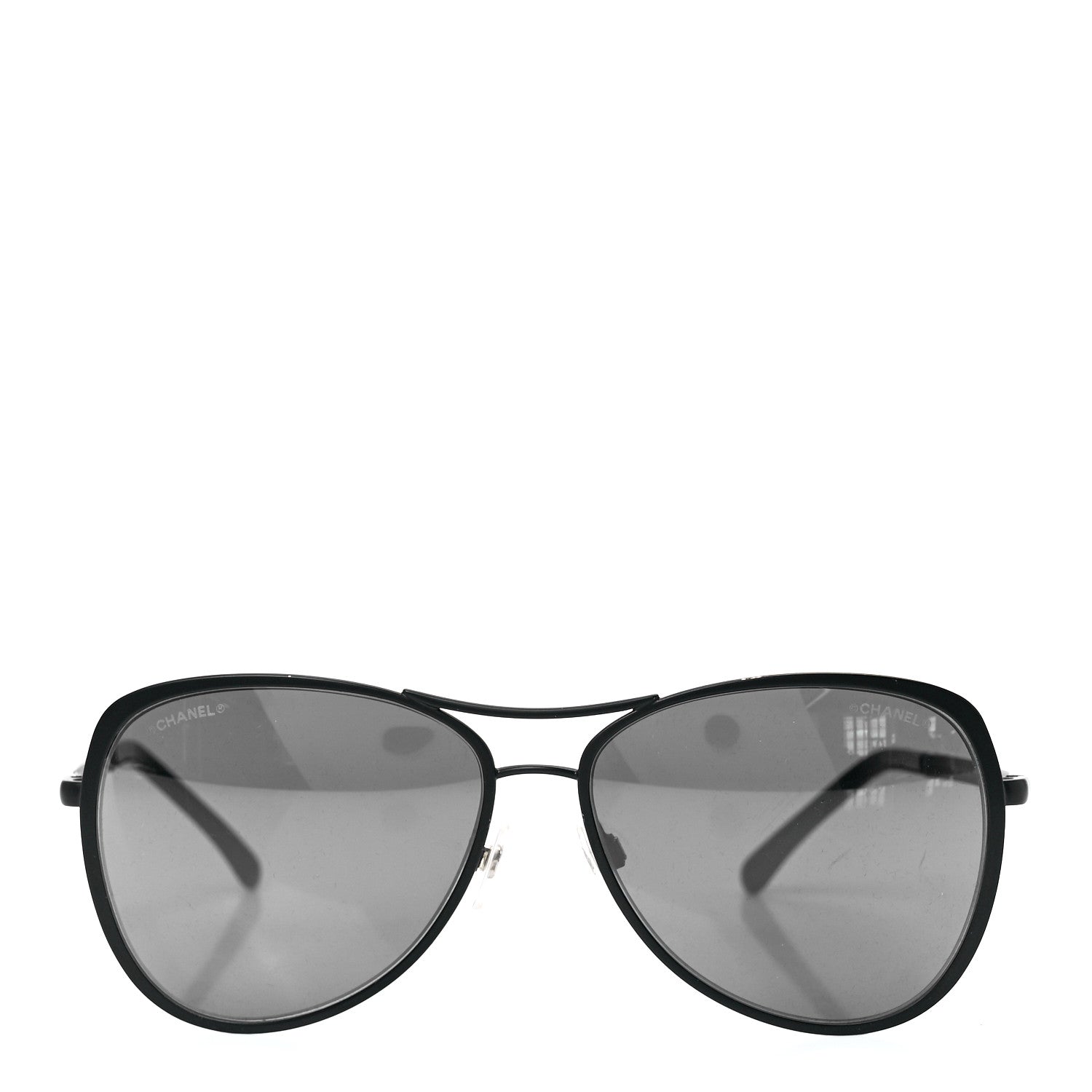 Chanel Pilot Summer Aviator Sunglasses 4223 Black 2 of 8