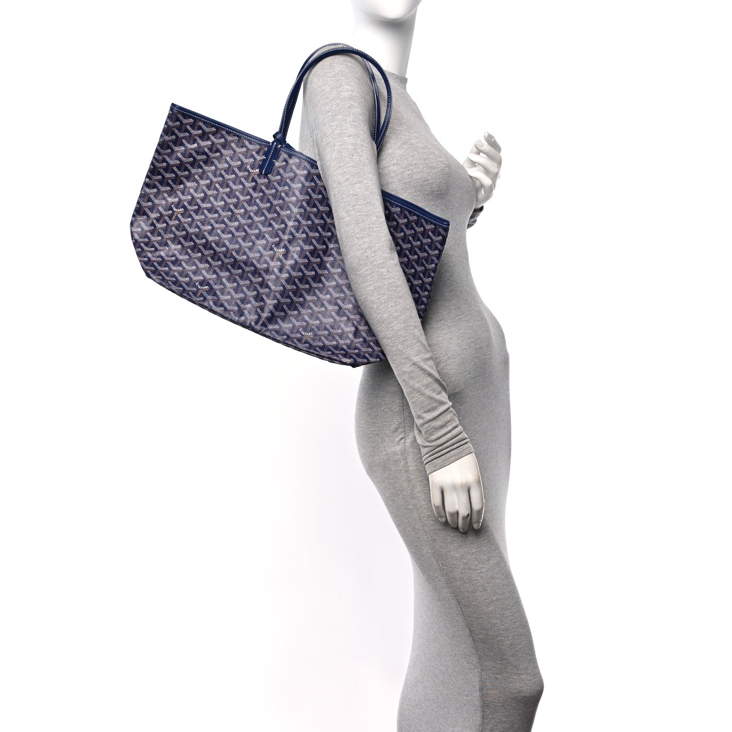 Goyard Goyardine Saint Louis PM Navy 2 of 10