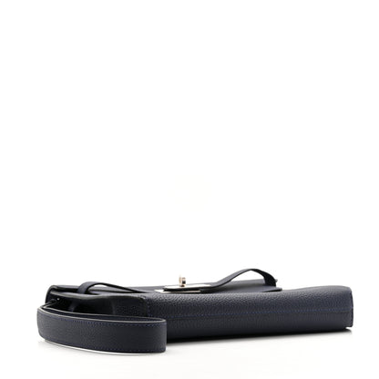 Hermes Togo Kelly Depeches 25 Pouch Bleu Nuit 4 of 11