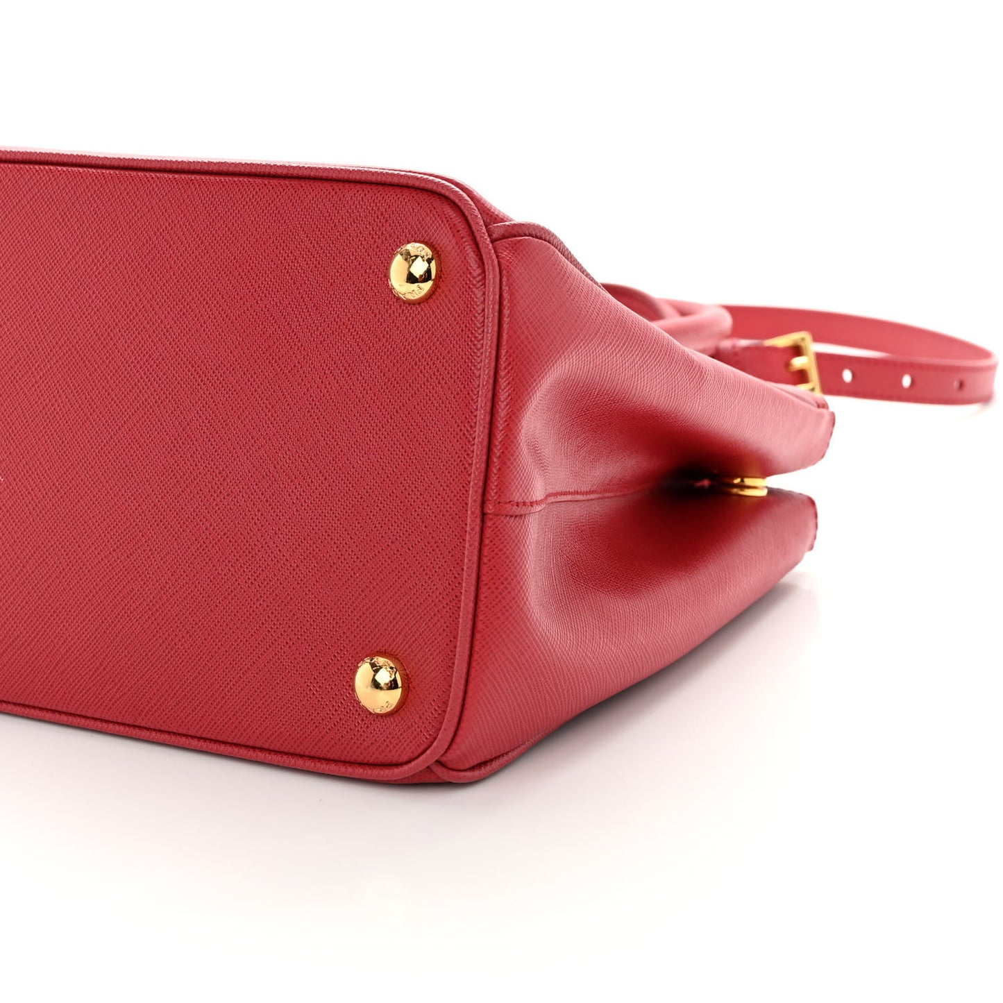 Saffiano Small Galleria Double Zip Tote Fuoco