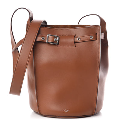 Celine Smooth Calfskin Long Strap Big Bucket Bag Tan 1 of 10