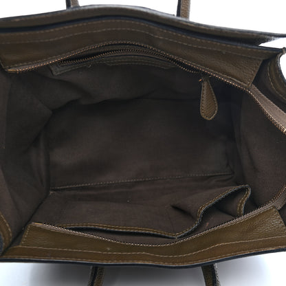 Celine Drummed Calfskin Micro Luggage Jungle 4 of 11