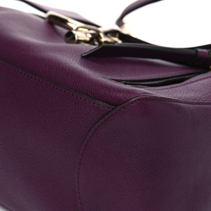 Chloe Calfskin Medium Faye Day Shoulder Bag Intense Violine 8 of 11