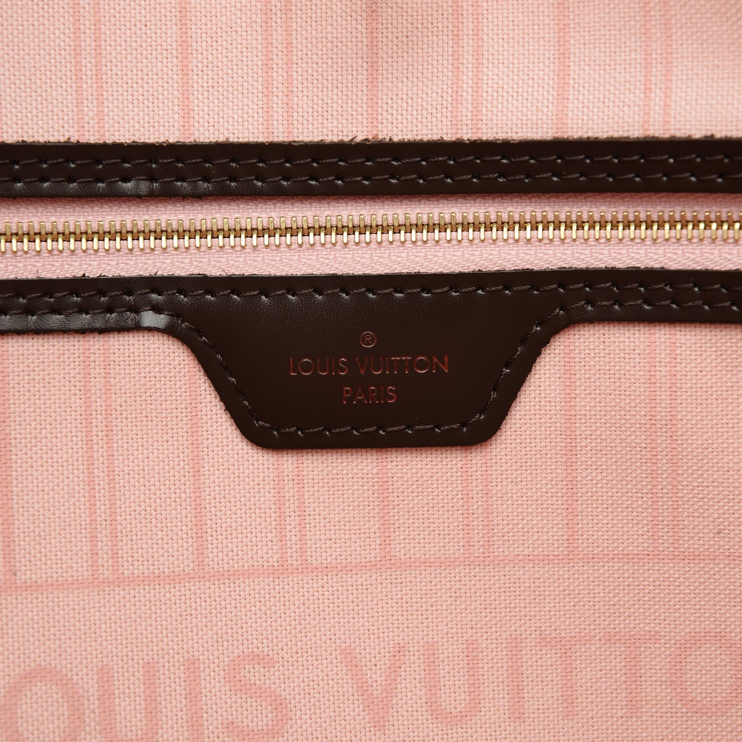 Damier Ebene Neo Neverfull MM Rose Ballerine