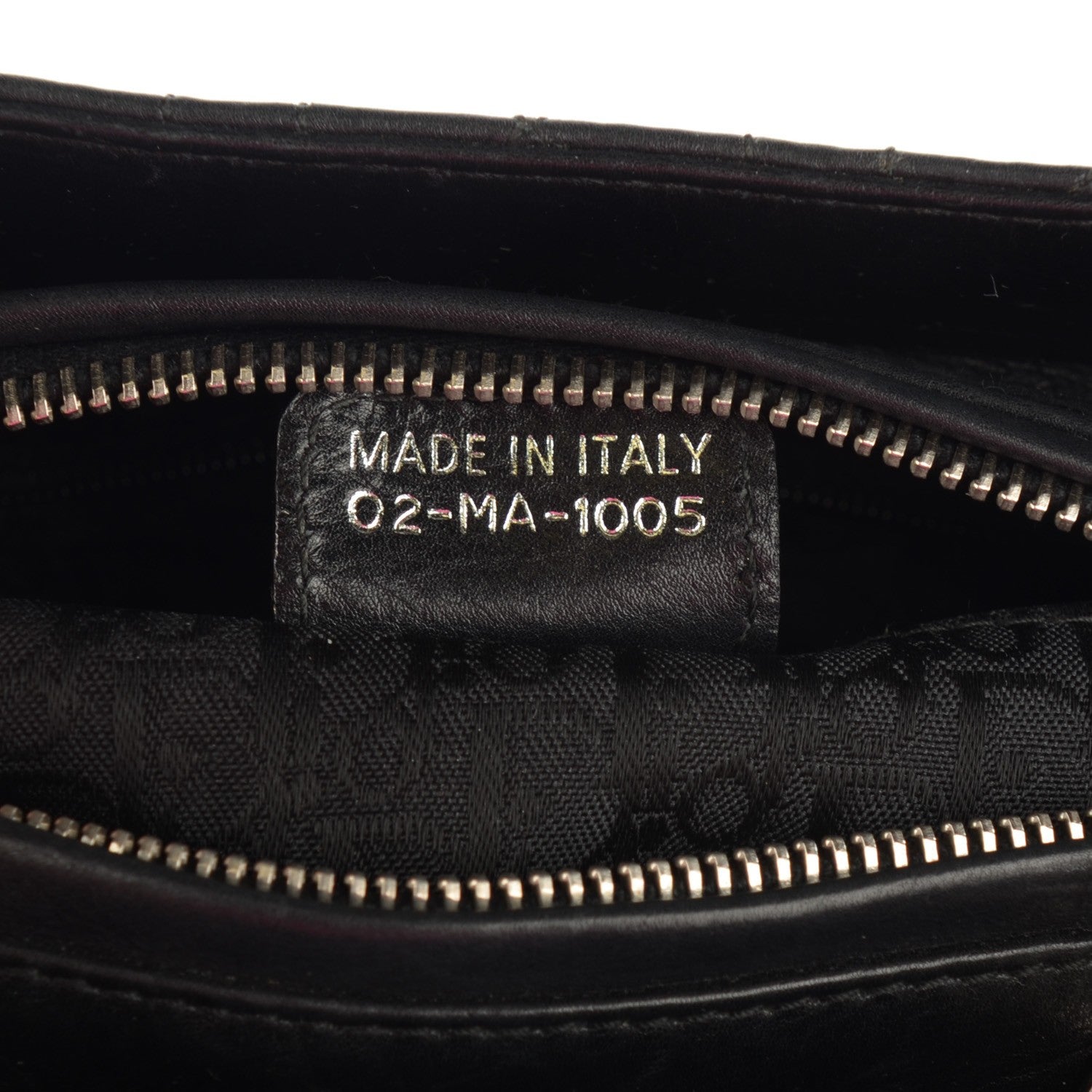 Christian Dior Calfskin Cannage Stitched Medium Lady Dior Black 7 of 7