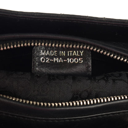 Christian Dior Calfskin Cannage Stitched Medium Lady Dior Black 7 of 7