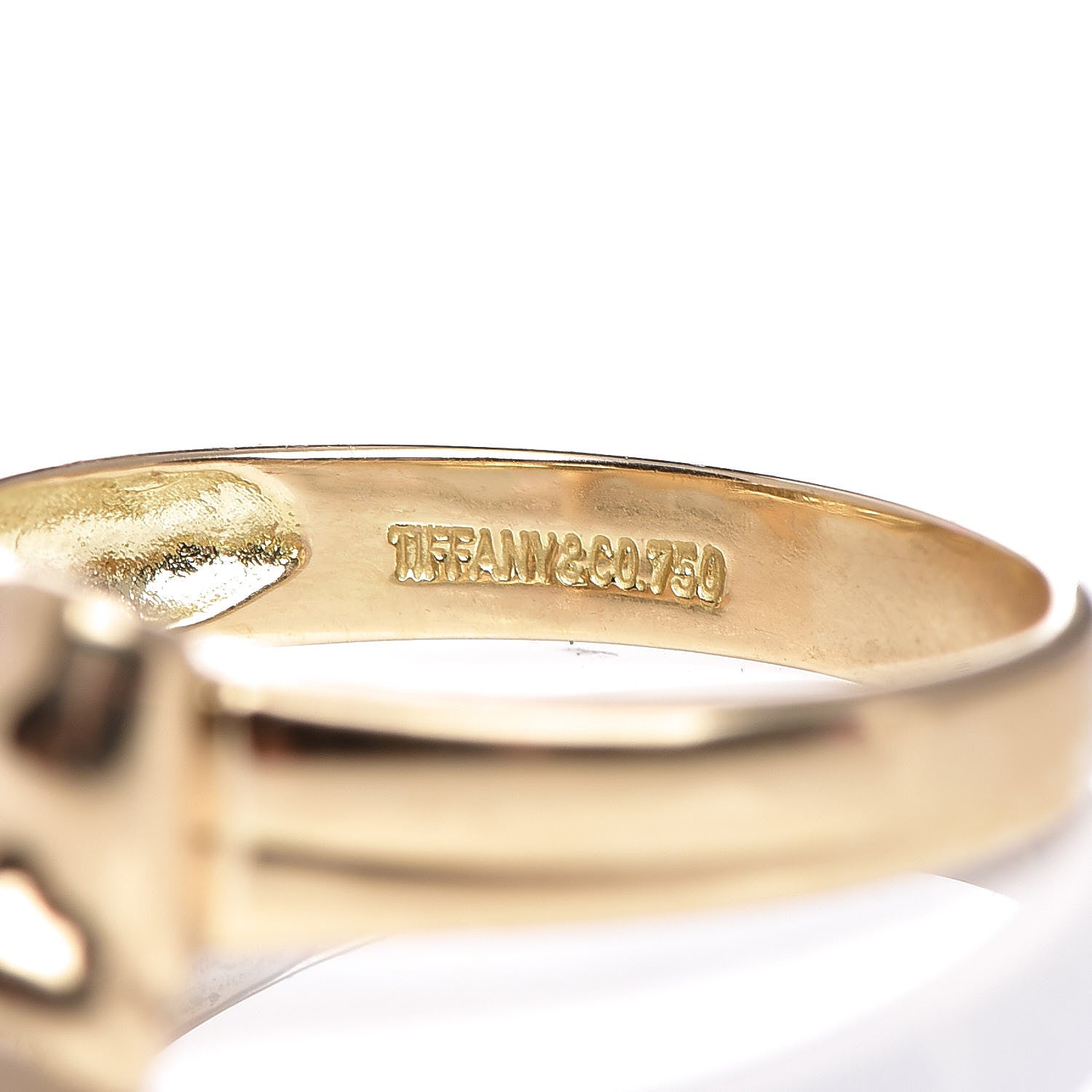 Tiffany 18K Yellow Gold Bow Ring 49 5 4 of 5