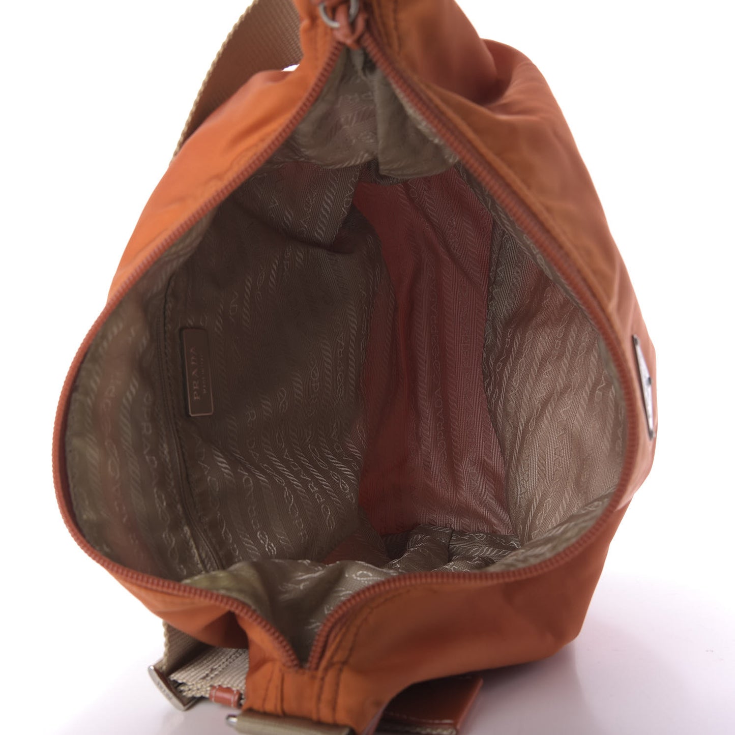 Tessuto Nylon Shoulder Bag Papaya