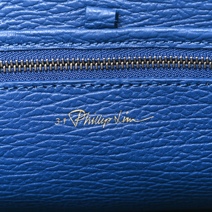 3.1 Phillip Lim Textured Calfskin Medium Pashli Satchel Cobalt 6 of 8