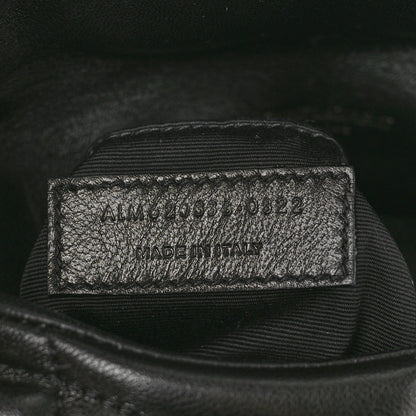 Saint Laurent Lambskin Quilted Toy Loulou Puffer Monogram Monochrome Chain Satchel Black 7 of 13