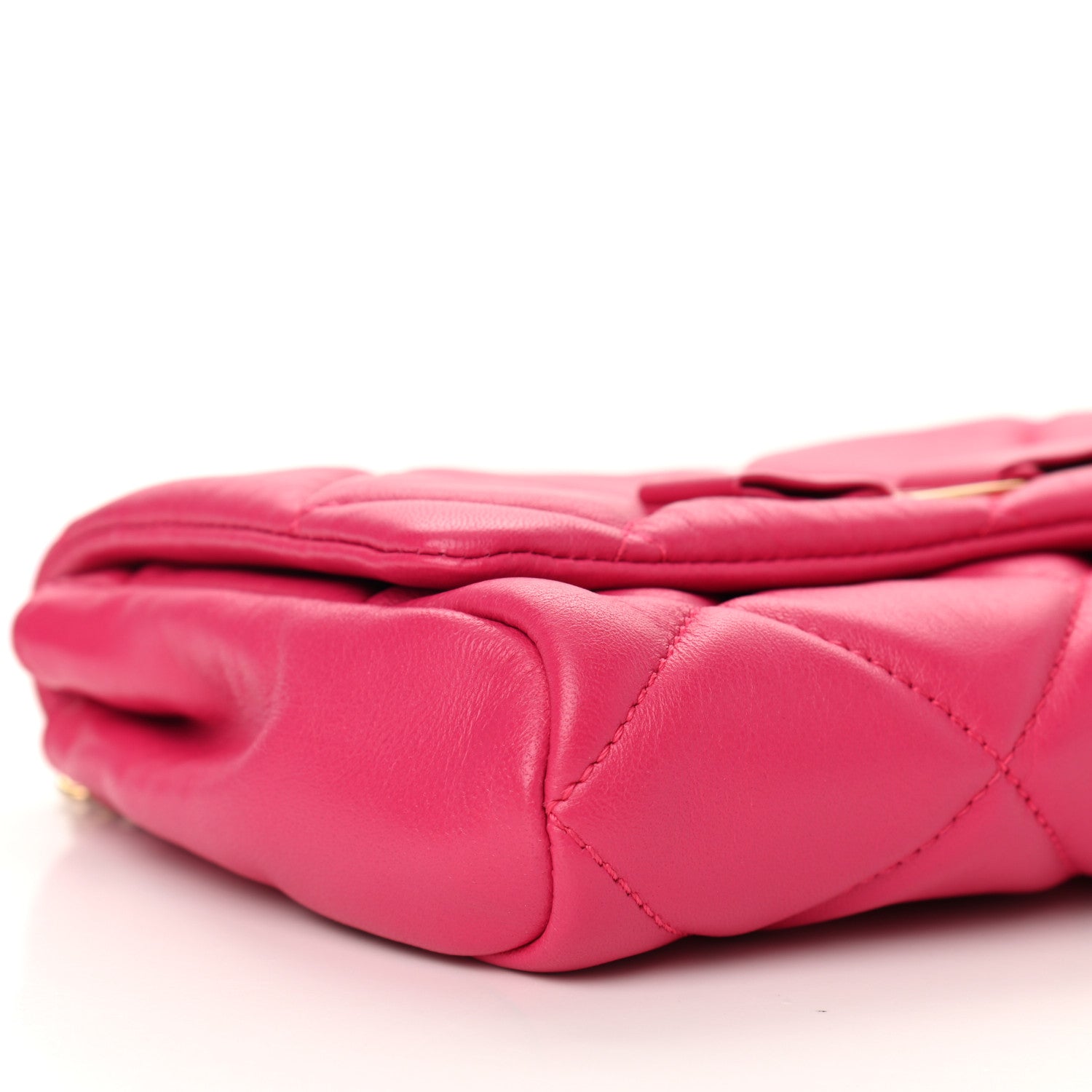 Salvatore Ferragamo Nappa Quilted Ginny Crossbody Pink 8 of 9