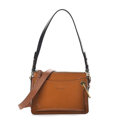 Chloe Patent Small Roy Bag Caramel 1 of 8