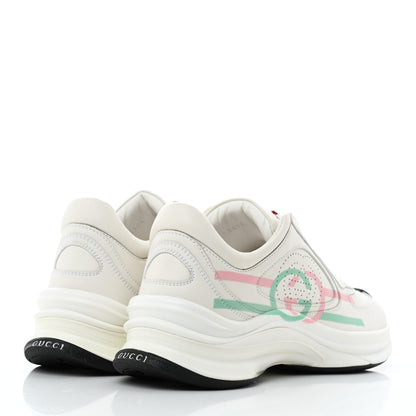 Gucci Ultralight Plutone Calfskin Womens Gucci Run Sneakers 36.5 Great White 4 of 10