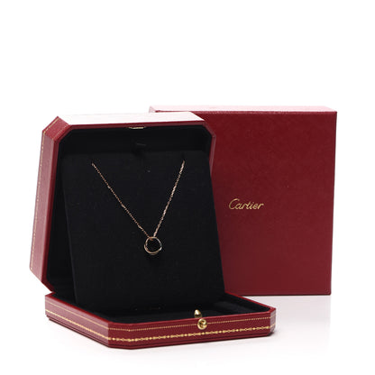 Cartier 18K Pink Yellow White Gold Trinity Pendant Necklace 5 of 5