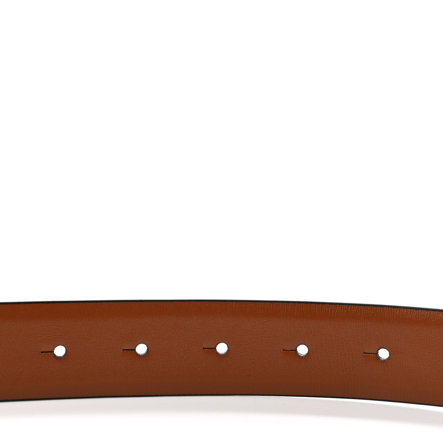 Glossy Calfskin VLogo Reversible 40mm Belt 80 32 Saddle Brown Black