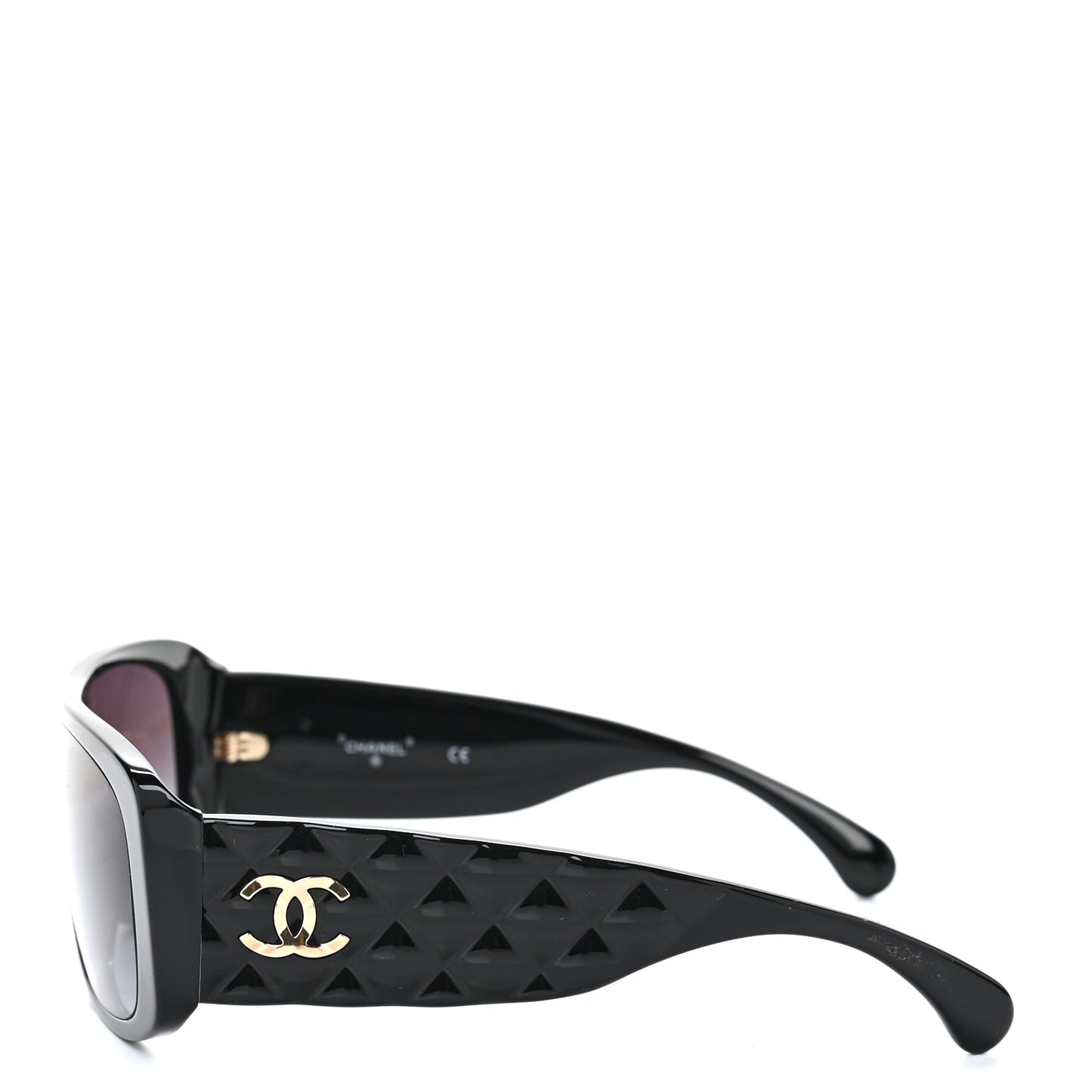 Acetate Shield Sunglasses 71466 Black
