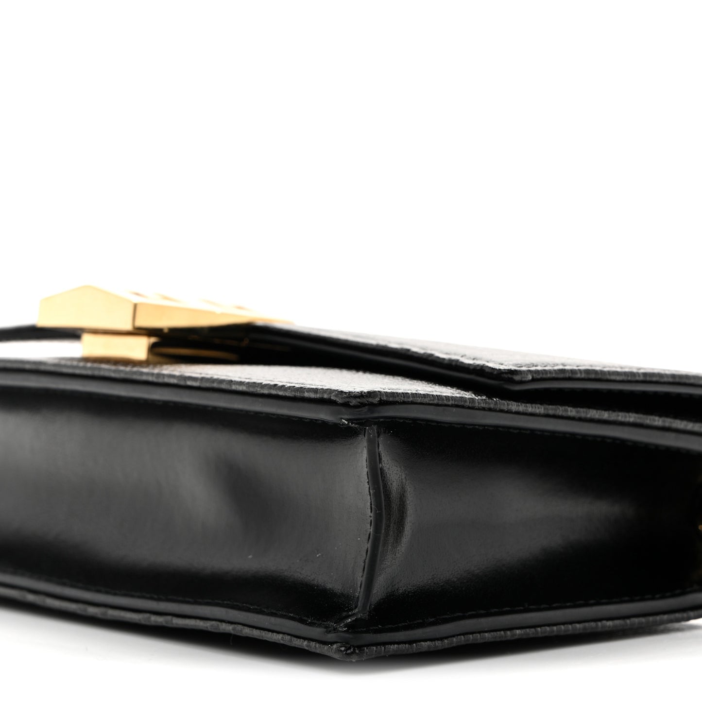 4G Coated Canvas Small Chain Shoulder Bag Black