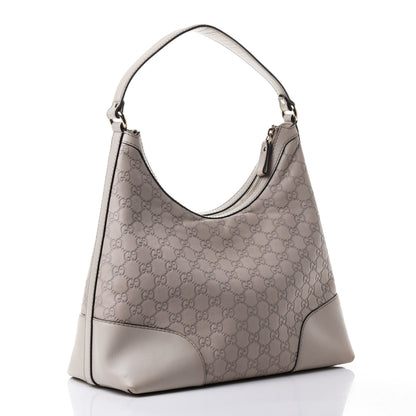 Gucci Guccissima Medium Lovely Heart Hobo Off White 2 of 4