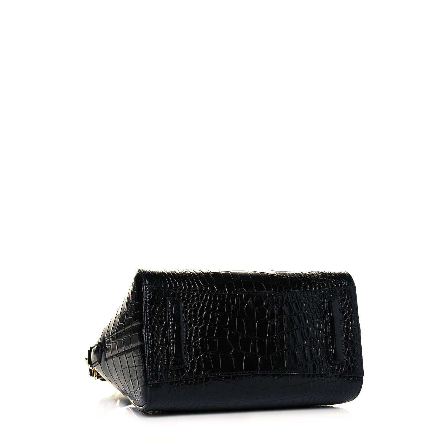 Givenchy Calfskin Crocodile Embossed Mini Antigona Black 4 of 11