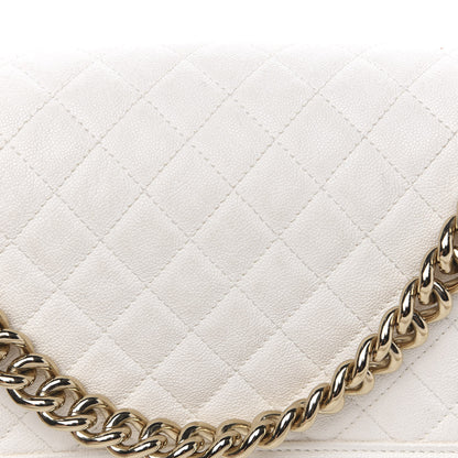 Chanel Caviar Quilted Medium Boy Flap Ivory 8 of 11